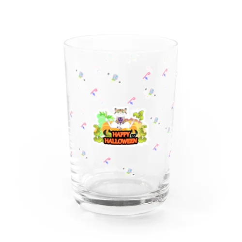 ねこハロウィン グラス Water Glass