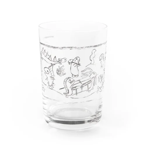 魚～獣戯画 Water Glass