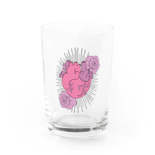 鼓動を刻んで(カラー)(文字入り) 2023年美少年展 Water Glass