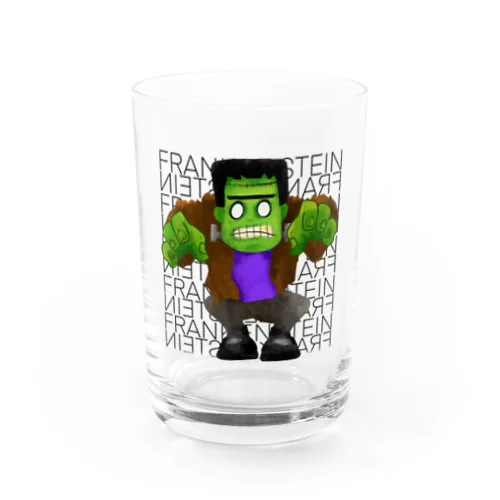Halloween Frankenstein Liam Fitzpatrick  Water Glass