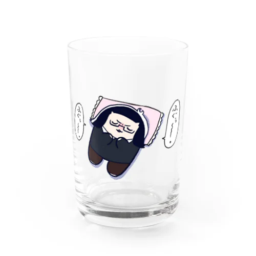 寝てるおかあしゃん Water Glass