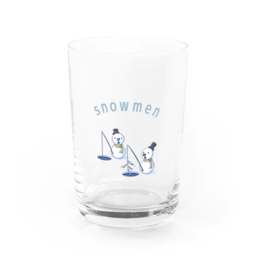 snowmen Water Glass