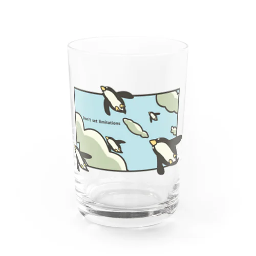 夢を叶えたペンギン Water Glass