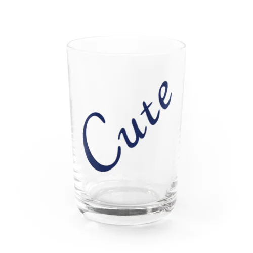 Cute Birds公式アイテム（紺） Water Glass