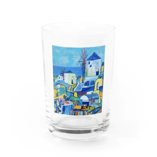 サントリーニ島 Water Glass