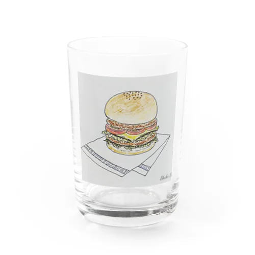 ハンバーガー Water Glass