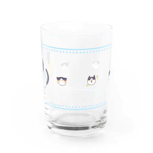 ばぶねこぐらすこっぷ(水色) Water Glass