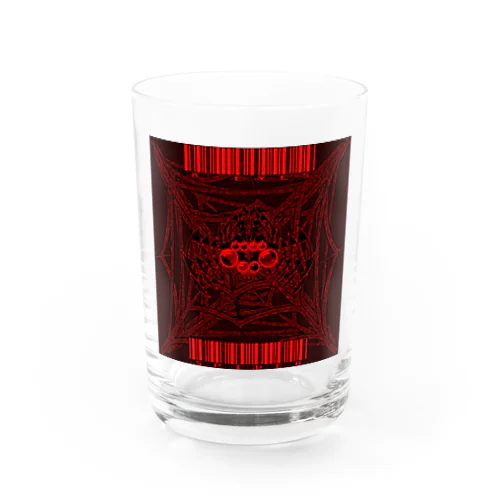 8-EYES SPIDER RED Water Glass