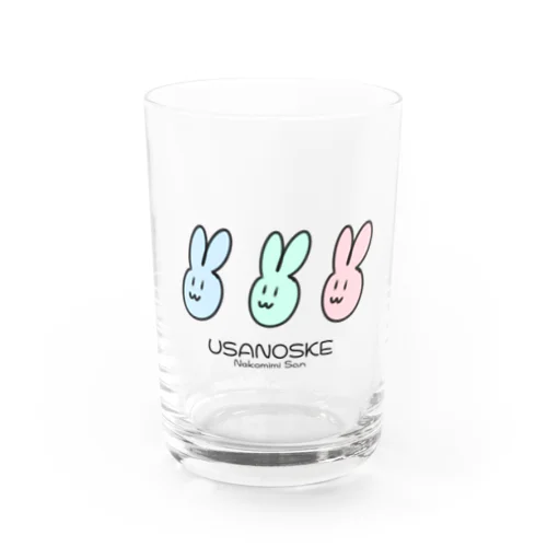 うさのすけシリーズ Water Glass