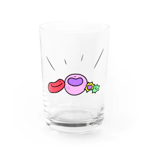 仲良しむちむち血球たち Water Glass