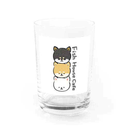 fish house cafeオリジナルグッズ Water Glass