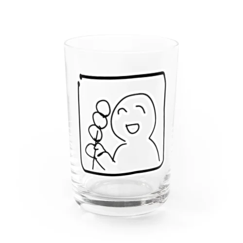 それでは、いただきまーす。 Water Glass