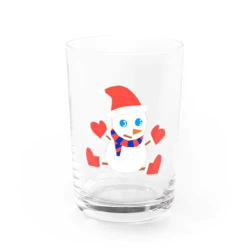 雪だるまくん Water Glass