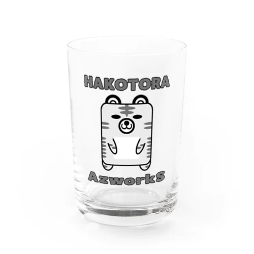 ハコトラ　ホワイトタイガー Water Glass