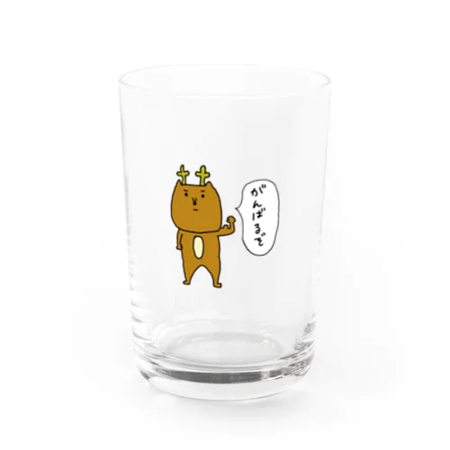 がんばるぞならしか Water Glass