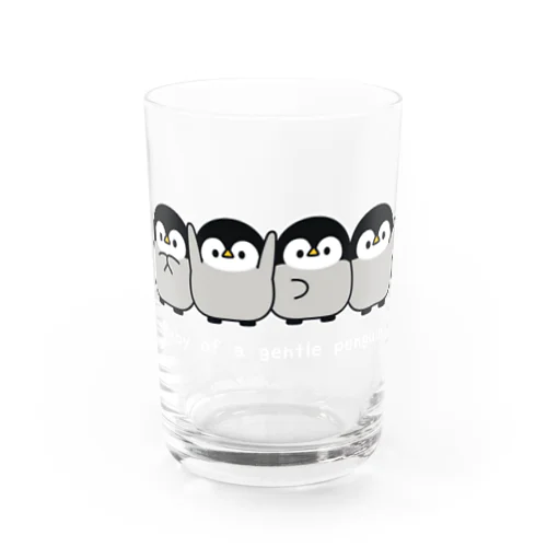 心くばりペンギン　なかよし2 グラス
