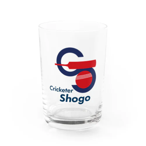 クリケット日本代表木村昇吾選手のロゴグッズ Water Glass