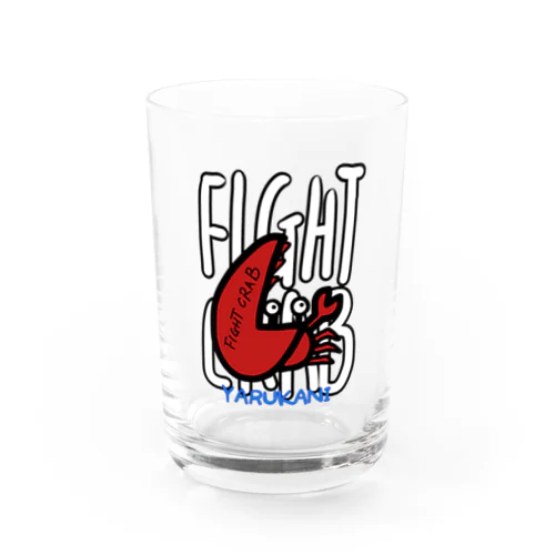 FIGHT CRAB Water Glass