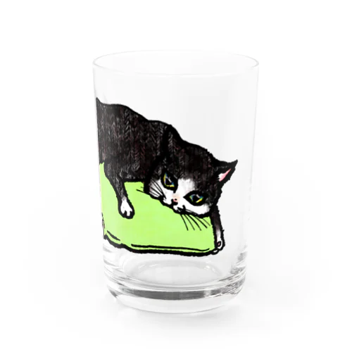 俺の枕　白黒猫バージョン グラス