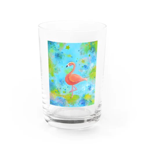 カラフルフラミンゴ！just be yourself.～あなたらしく～ Water Glass