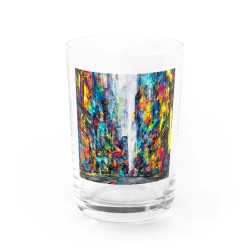 Digital Boulevard Water Glass