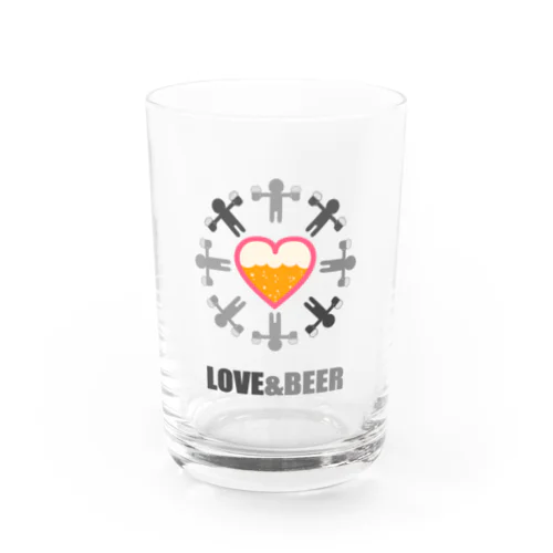 LOVE & BEER Water Glass