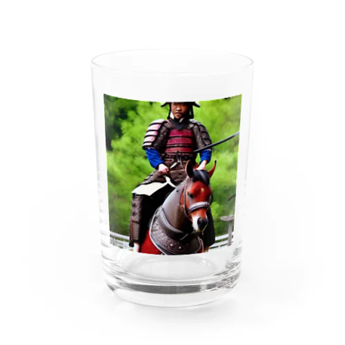 鎧を着た侍 Water Glass