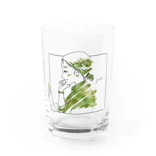 JOSHI! green Water Glass