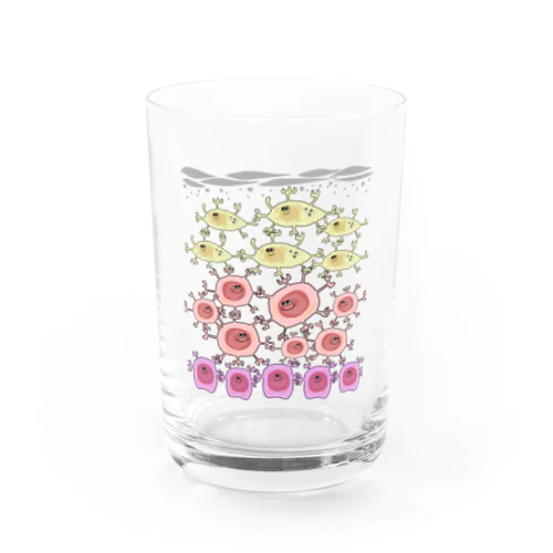 皮膚にいる細胞たち Water Glass