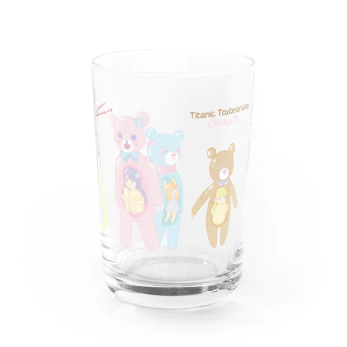 くまぐるみ星人 Water Glass