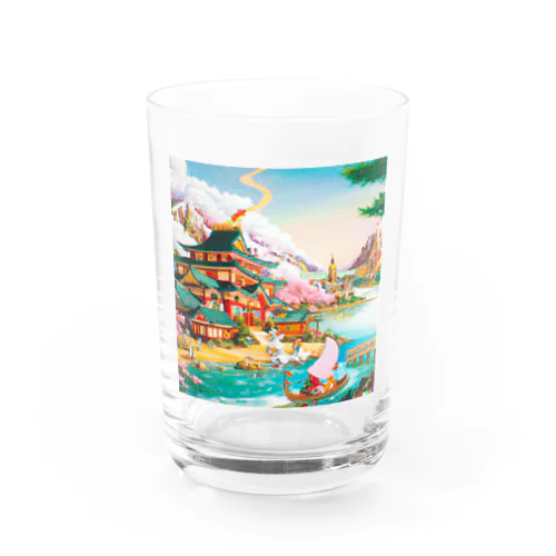 日本風をファンタジックにすると Water Glass