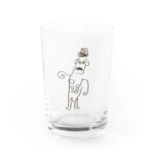 えきちょうさん Water Glass