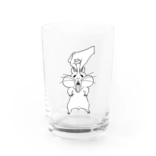 つまみham（モノクロ） Water Glass