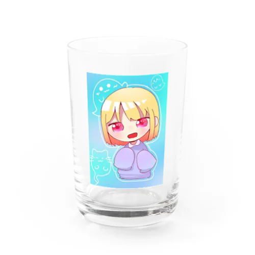 萌え袖パステル少女 Water Glass