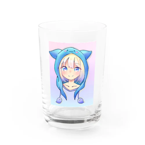 猫耳パーカー少女 Water Glass