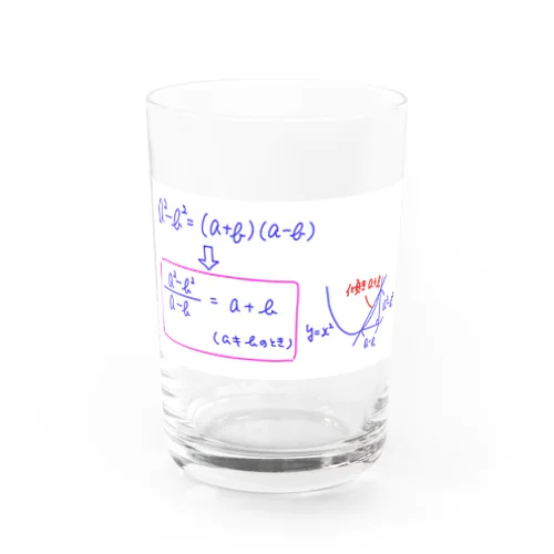 数学の不思議　因数分解→微分 グラス