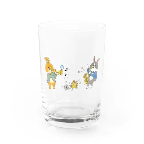 うさぎの玄樹＆宇太イラスト Water Glass