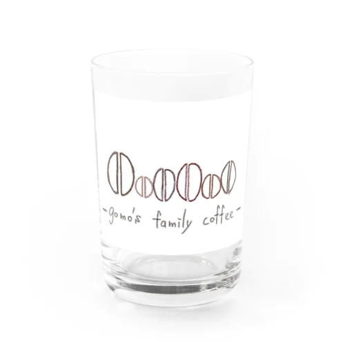 gomo's family coffee Water Glass