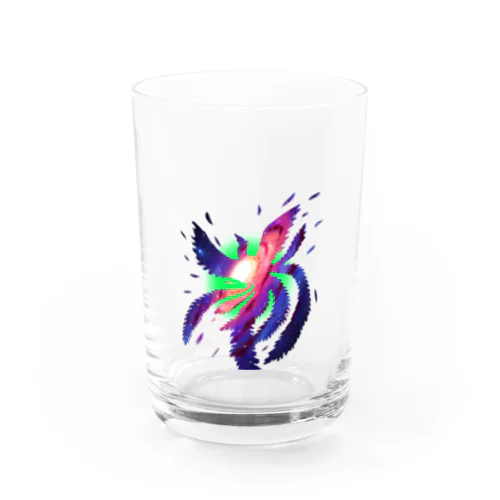 宇宙を舞う鳳凰様 Water Glass