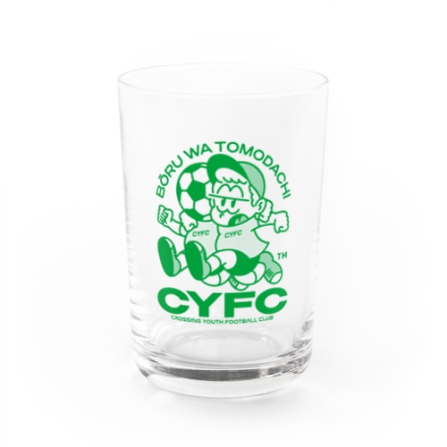 CYFC | CROSSING YOUTH FOOTBALL CLUB Water Glass