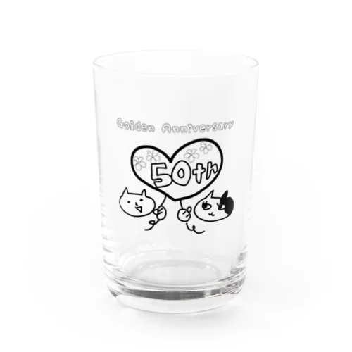 金婚式のトトメルちゃん Water Glass