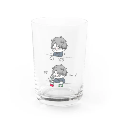 がじゅまる(酒飲みのすがた) Water Glass