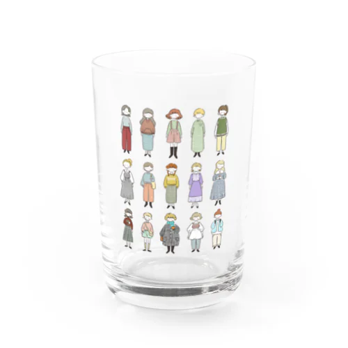 ギンガムチェック集団 Water Glass