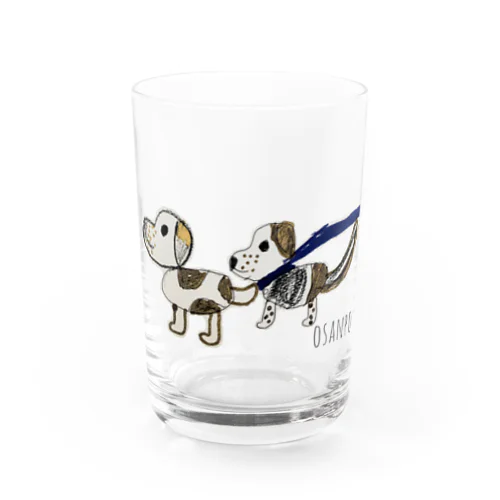 OSANPO DOGS Water Glass