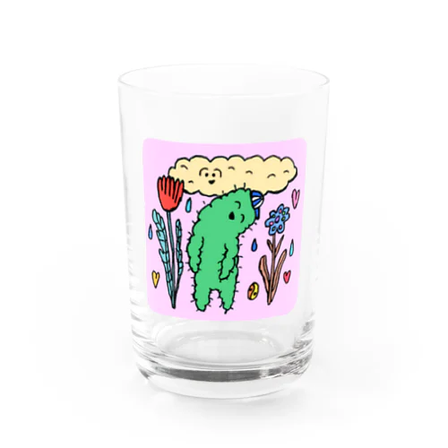 ハッピーサボテン Water Glass