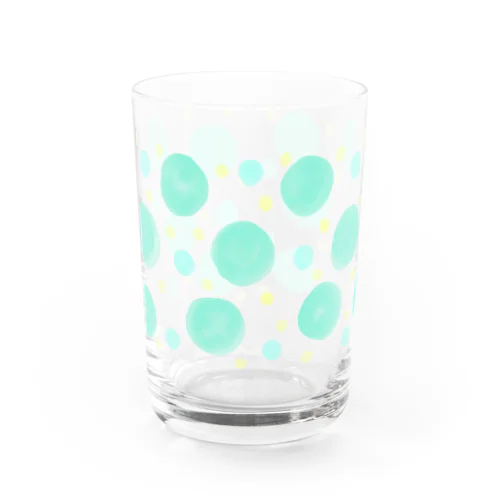 ドット（あお） Water Glass