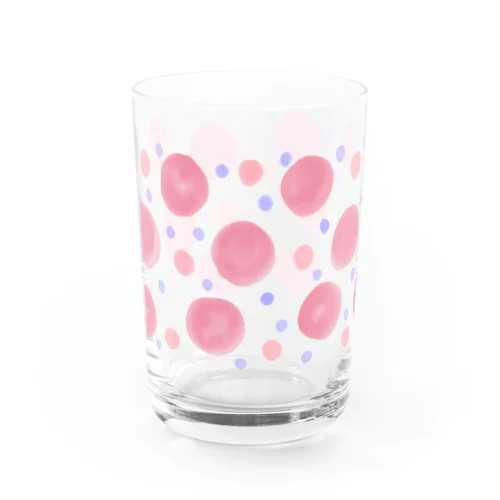 ドット（ぴんく） Water Glass