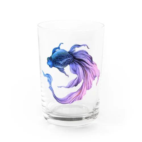 オーロラ金魚 Water Glass