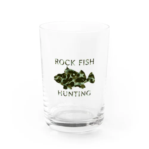 ROCK FISH HUNTING Water Glass