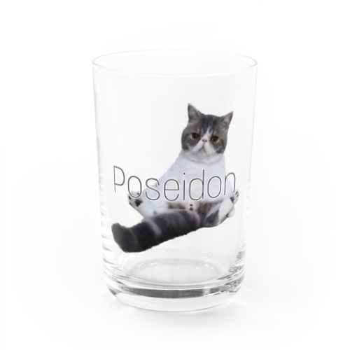 おじさんなポセイドン Water Glass